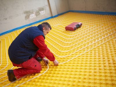 Radiant Floor System Installation